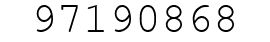 Number 97190868.