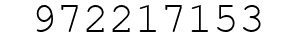 Number 972217153.