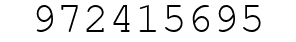 Number 972415695.