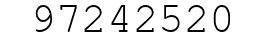 Number 97242520.
