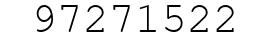 Number 97271522.