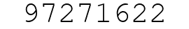Number 97271622.