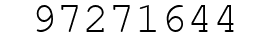 Number 97271644.