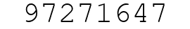 Number 97271647.