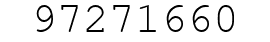 Number 97271660.