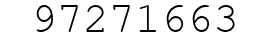 Number 97271663.