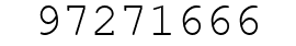 Number 97271666.