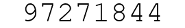 Number 97271844.