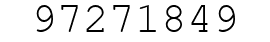 Number 97271849.