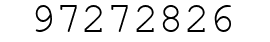 Number 97272826.