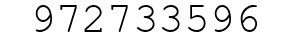 Number 972733596.