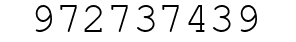 Number 972737439.