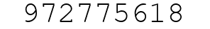 Number 972775618.
