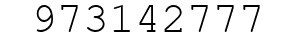Number 973142777.