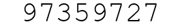 Number 97359727.