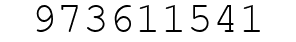 Number 973611541.