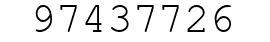 Number 97437726.