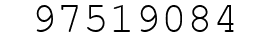 Number 97519084.