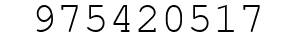 Number 975420517.