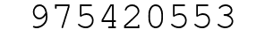 Number 975420553.