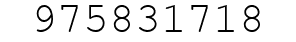 Number 975831718.