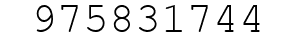 Number 975831744.