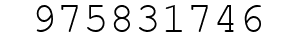 Number 975831746.
