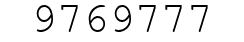 Number 9769777.
