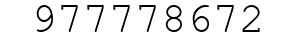Number 977778672.