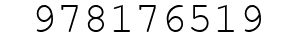 Number 978176519.
