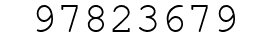 Number 97823679.