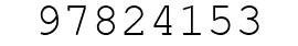 Number 97824153.