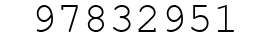 Number 97832951.