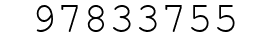 Number 97833755.