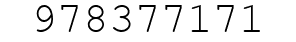 Number 978377171.
