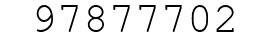 Number 97877702.