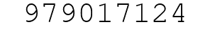 Number 979017124.