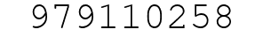 Number 979110258.