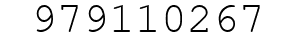 Number 979110267.