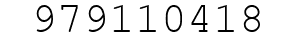Number 979110418.
