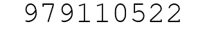 Number 979110522.