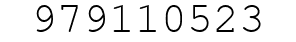 Number 979110523.