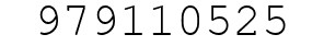 Number 979110525.