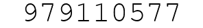 Number 979110577.