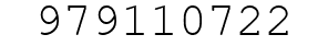 Number 979110722.