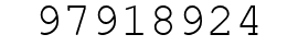 Number 97918924.
