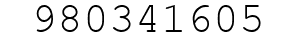 Number 980341605.