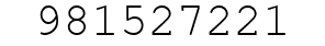 Number 981527221.