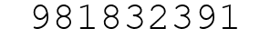 Number 981832391.