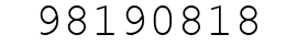 Number 98190818.